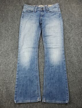 Gap Jeans Womens 28 Low Rise Boot Cut Light Wash Stretch Denim Western Flare